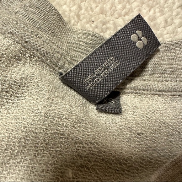 Sweaty Betty After Class Pullover Sweatshirt Light Heathered Gray Oversized - Picture 10 of 12